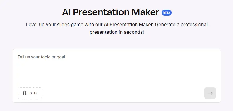 AI툴: Slidesgo AI