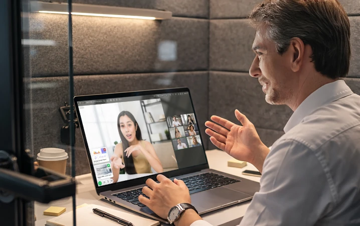 Video conferencing & video training